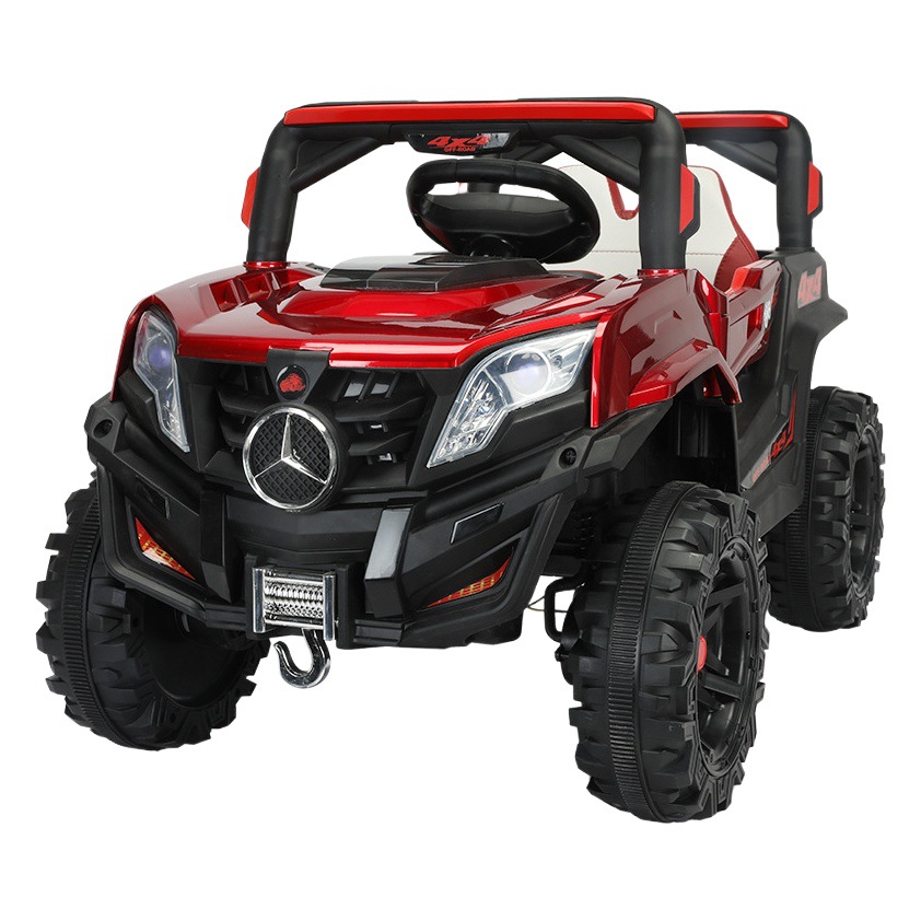 Coche eléctrico directo de fábrica para niños Vehículo todoterreno de cuatro ruedas Control remoto Coche de juguete para niños Asiento de bebé para hombres y mujeres Coche oscilante