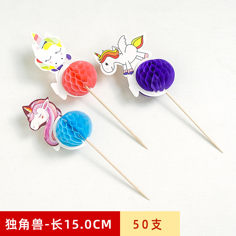 Paraguas pequeño palo de fruta palo de cóctel decoración paraguas palo palillo de dientes paraguas pequeño pastel paraguas palo de fruta plato Decoración