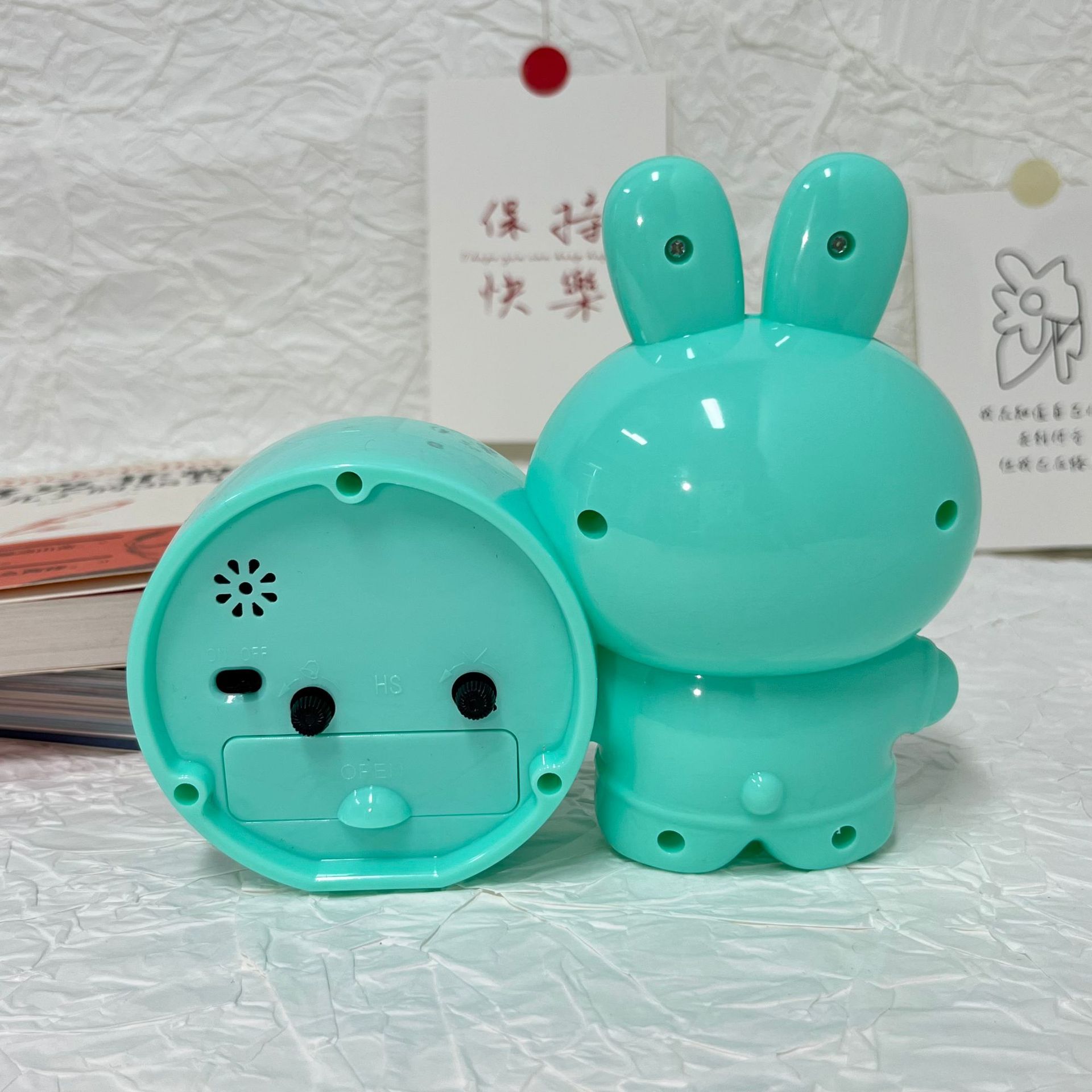 (2개) 국경 간 귀여운 창조적 인 모델링 학생 작은 알람 시계 어린이 침실 침대 옆 데스크탑 시계 소년과 소녀는 인공물을 얻습니다.