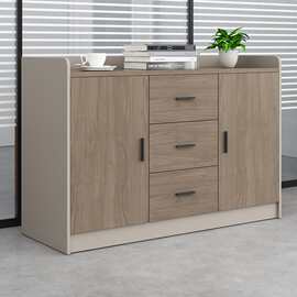矮柜储物文件柜木质办公室抽屉柜酒店会议室茶水柜办公边柜置物柜