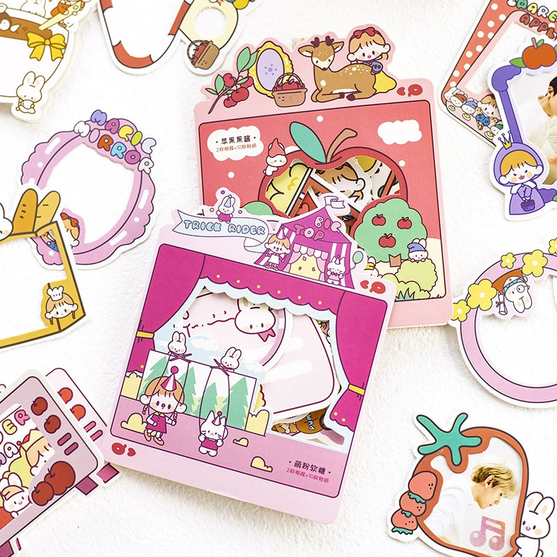 Twilight City Good Dreamful Fairy Series Sticker Handbook Photo Cute Girl Heart Fresh Patch Bag Material