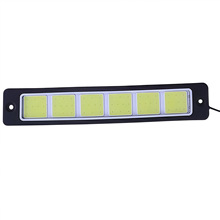 跨境外贸新款汽车可弯曲COB日行灯LED超亮行车灯条通用型改装灯饰