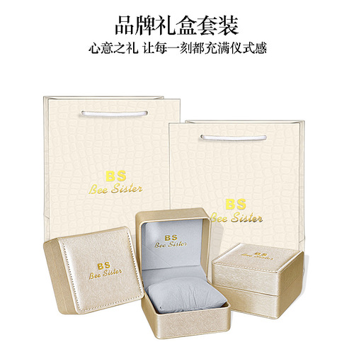 BS brand pink gift box packaging foreign trade original watch drop shipping