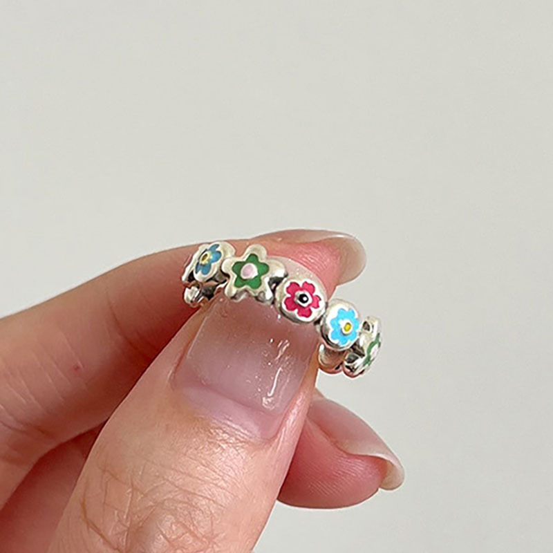 Sunburst Colorful Glazed Flower For Women, Unique Design, Exquisite Sweet And Cool Adjustable Personality Index Fer_voghion.com