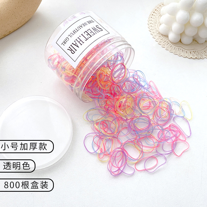 黒色使い捨てゴムバンドヘアゴム 女性用 高弾性 髪を傷めない 子供用ヘアゴム 編み込みヘアゴム 女の子用ヘアリング|undefined
