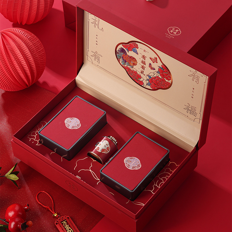2025新款古树红茶茶叶包装盒空礼盒高档岩茶礼盒装空盒茶盒子批发