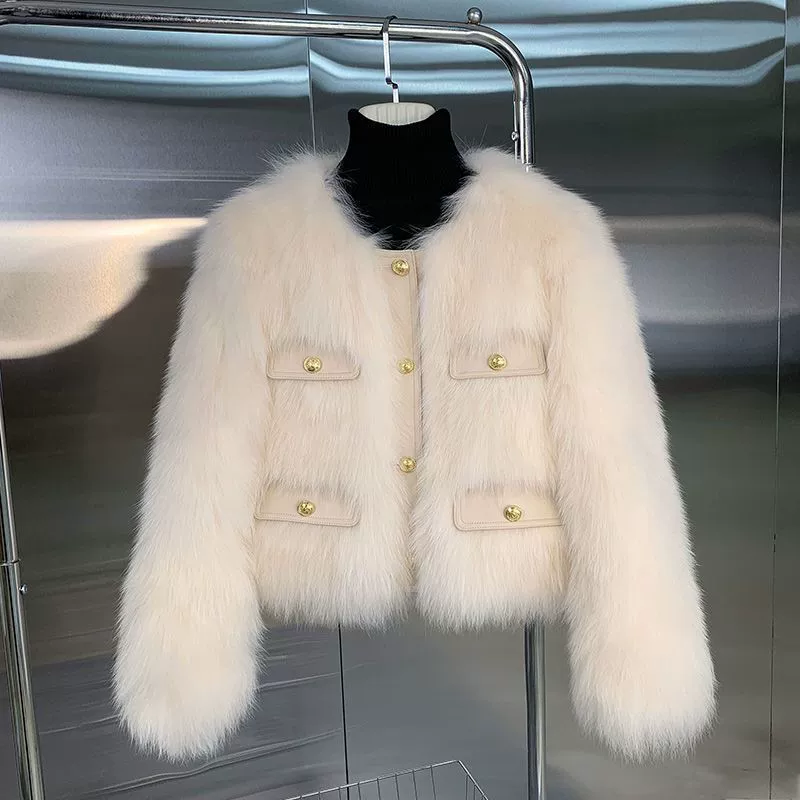 Модная осенняя демисезонная короткая куртка, в стиле Chanel, для подростков, увеличенная плотность