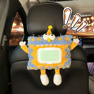 cute monster creative hanging chair | Car tissue box/set