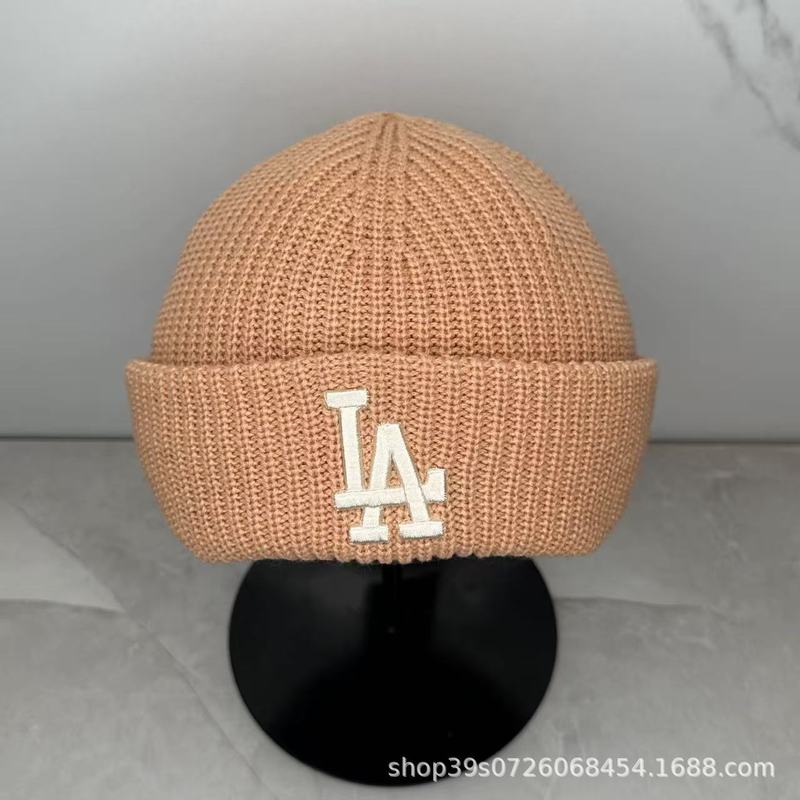 新款韩国mlb毛线帽子新冬季保暖ny洋基队la女百搭男针织冷帽|undefined