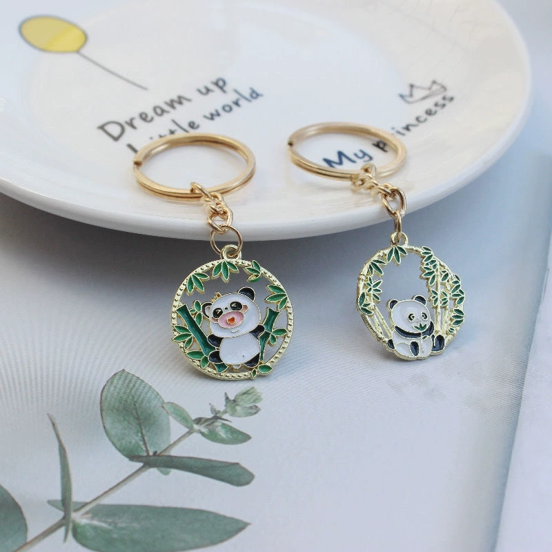 Creative design keychain, sophisticated cartoon pendant for keys, Chinese style, Birthday gift