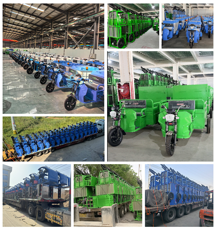 400L stainless steel electric garbage truck, fast cleaning, enclosed compartment, anti-corrosion 400L cleaning garbage collection vehicle