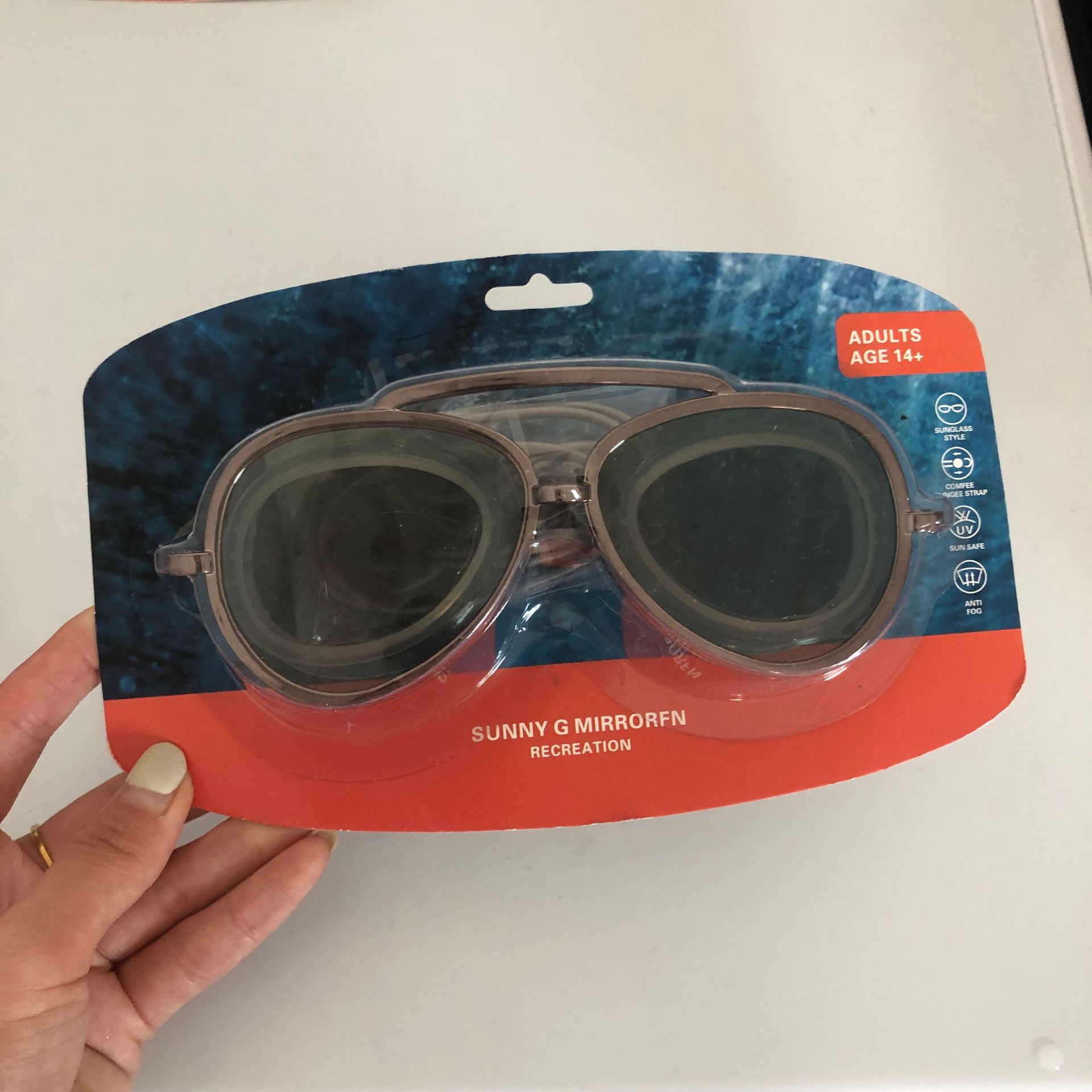 Nuevos productos transfronterizos Adult Sunny G Mariner Mirror Goggles ángulo de visión completo gafas de natación anti-nebble image 8