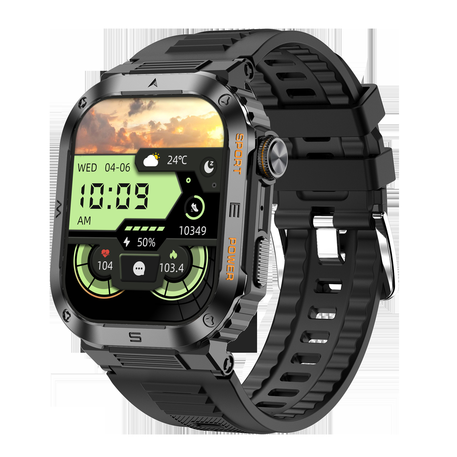 MT39 Smartwatch 2,01 Zoll Bluetooth Talk Herzfrequenz Blut_voghion.com
