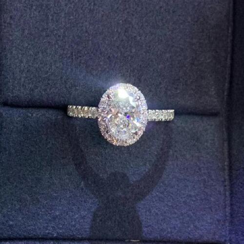 Simulated moissanite diamond ring 4 carat extra large diamond ring for women High carbon diamond proposal pigeon egg high-end luxury ring