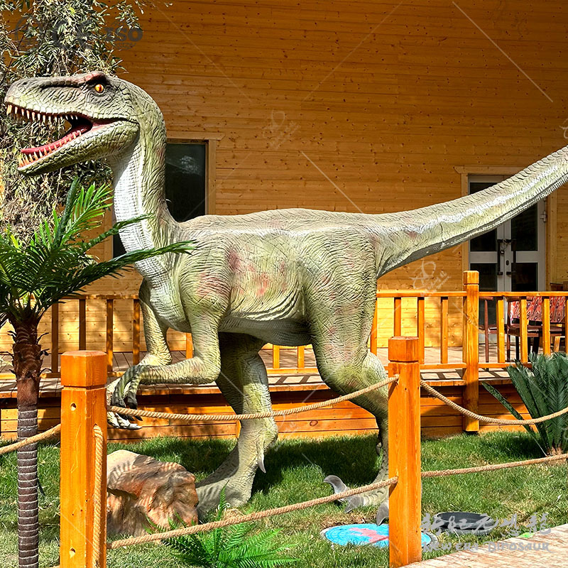 Dinosaurio de simulación a gran escala Tyrannosaurus Rex Dinosaurio eléctrico llamará modelo de movimiento Paisaje parque de atracciones modelo de dinosaurio