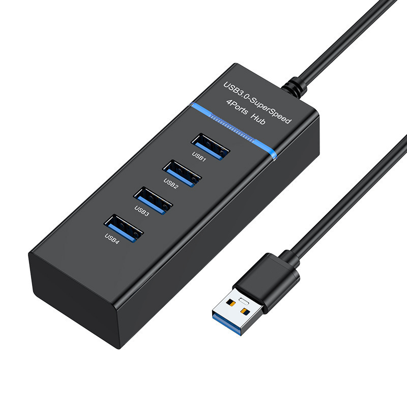 USB HUB 3.0一拖四口多高速集线器电脑usb分线器拓展4口usb扩展器|undefined