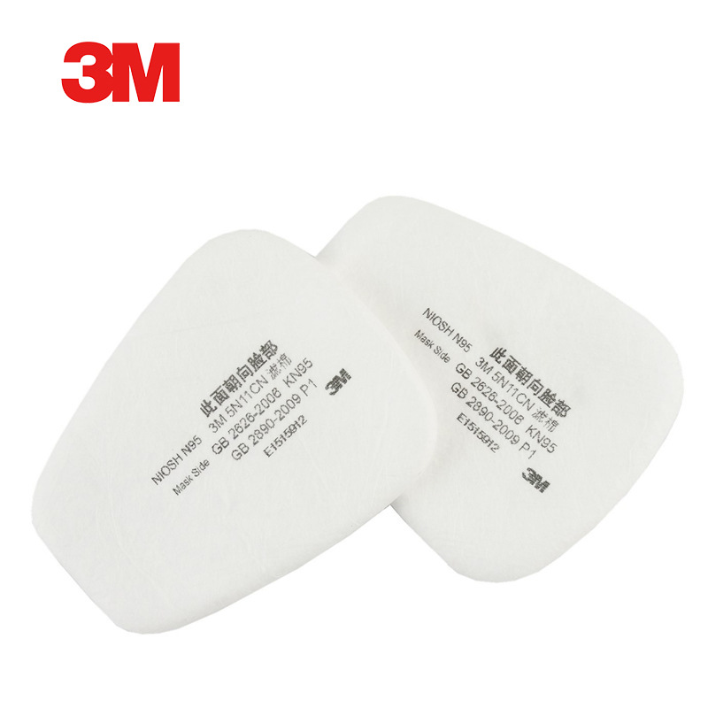 Máscara de gas 3M7502, media máscara, tipo cómodo, protección respiratoria, filtro de silicona con caja de filtro de algodón.