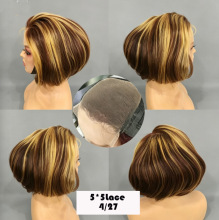 12A SDD 5*5Lace Glueless Fumi Bob 300%density Vietnamese Hum