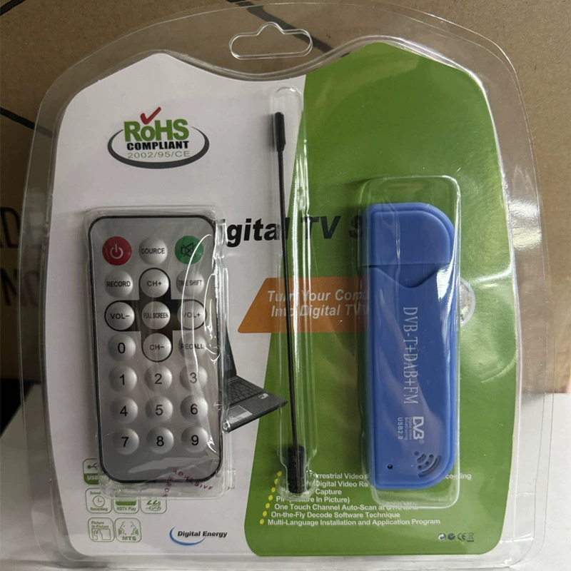 USB 2.0 цифровой DAB+ DVB-T + SDR донгл T2/C/FM конвертер