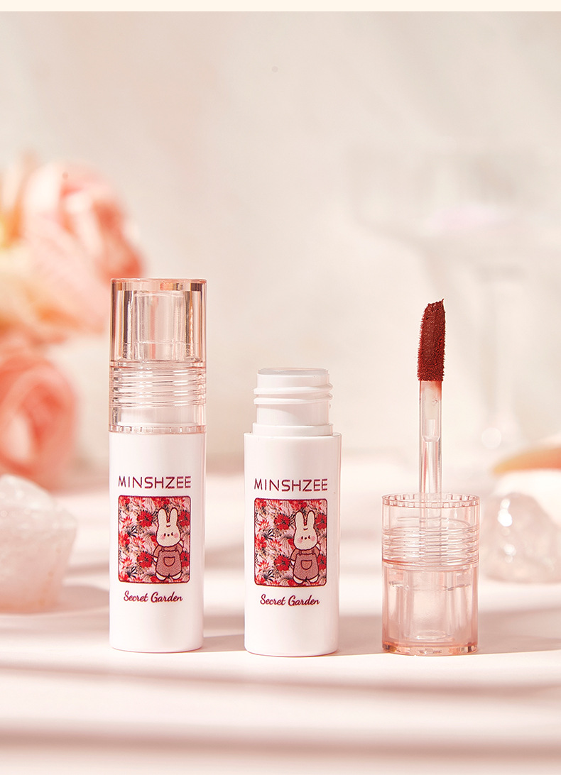 Mingxi Zhi Lip Gloss matte velvet matte Whitening High Appearance Level student Lipstick Lip Paste recommended Secret New Product Cross-border undefined