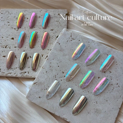 Dırnaq bəzəkləri: Fairy Titanium Gold Powder Internet Celebratory
