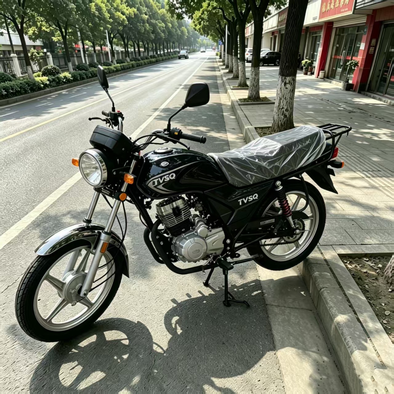 Two-Wheeled Vehicles for Long-Distance Riding, Suitable for Commuting in Urban and Rural Areas, Carrying Goods in Markets, and Fuel-Powered Motorcycles That Can Easily Carry Heavy Loads and Climb Long