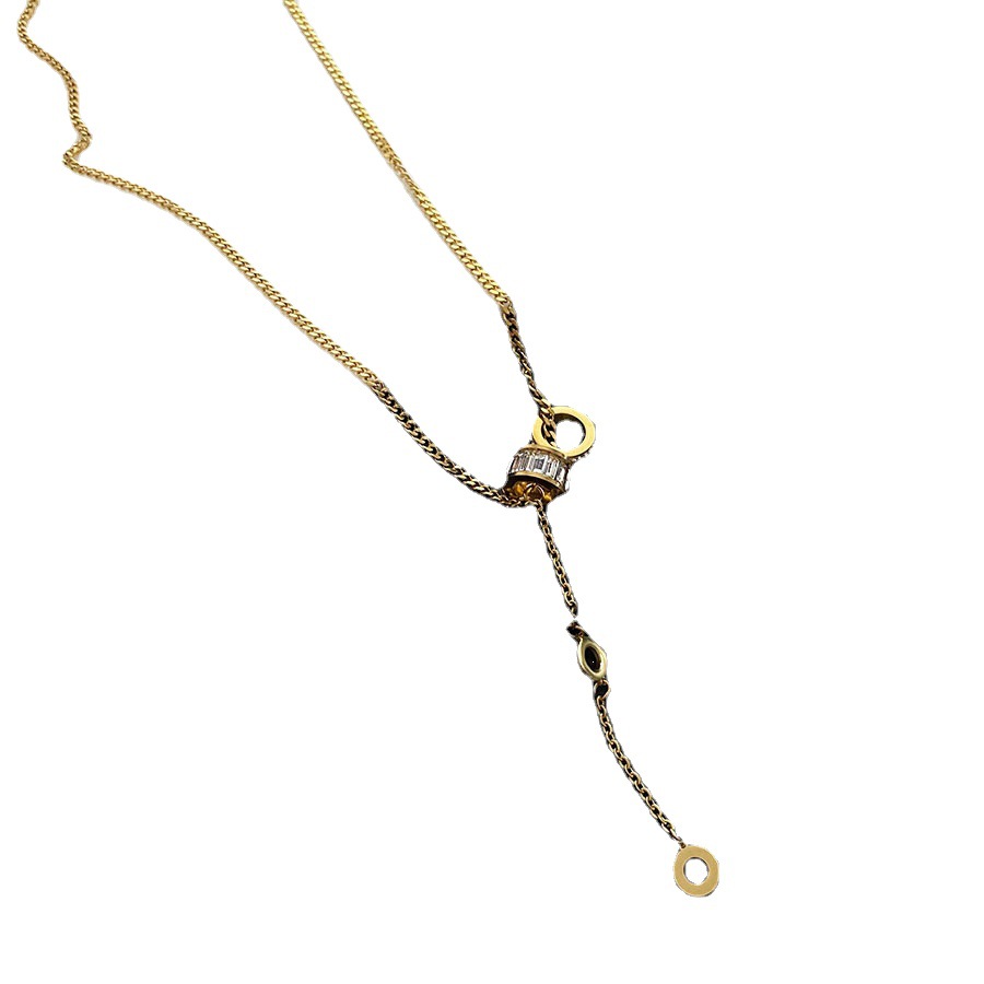 Viegla, grezna sieviešu kaklarota 2022. gadā, jauna, daudzpusīga, maza un populāra augstas kvalitātes džempera apkakles ķēde sievietēm_voghion.com