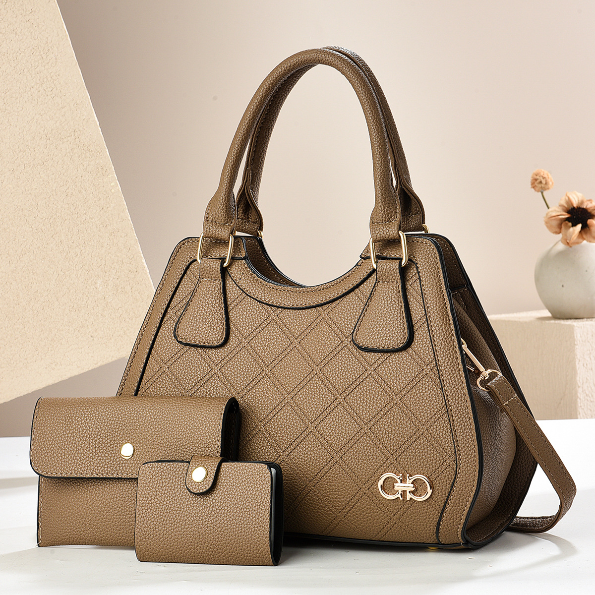 2025 nuevo bolso de hombro para mujer, bolso de estilo de viaje de trabajo, bolso de temperamento de moda casual de mujer de gran capacidad