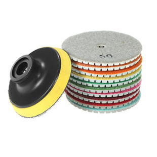3 inch diamond terrazzo piece stone marble granite quartz stone polishing sheet ceramic tile refurbished 80mm