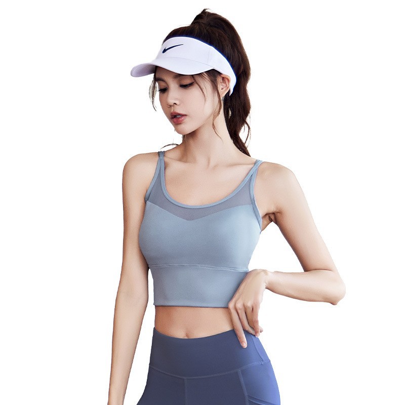 ropa interior deportiva de alta intensidad integrada almohadilla de pecho sin marcas de yoga chaleco antichoque reunido bra de yoga