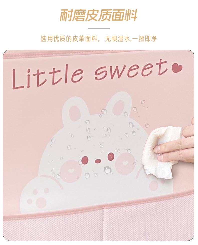 Original Car Anti-Kick Pad Leather Printed Car Anti-Dirty Wear-Resistant Protective Pad Fat Bear Car Seat Back Anti-Kick Pad