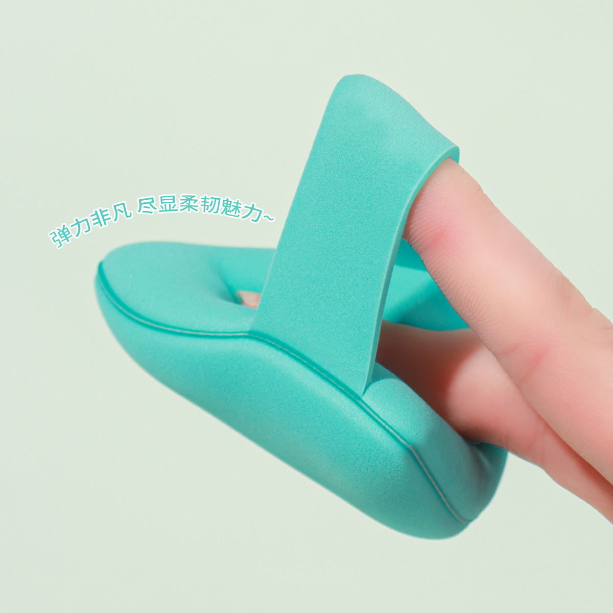 Nuevo producto Shufflé Puff Esponja triangular Base de maquillaje de doble cara Polvo de maquillaje Almohadilla de aire Puff No come polvo q bomba