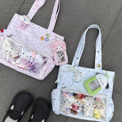 オリジナルミント緑星制服痛包日系学院風jkシングルバッグ日常通勤清新大容量バッグ