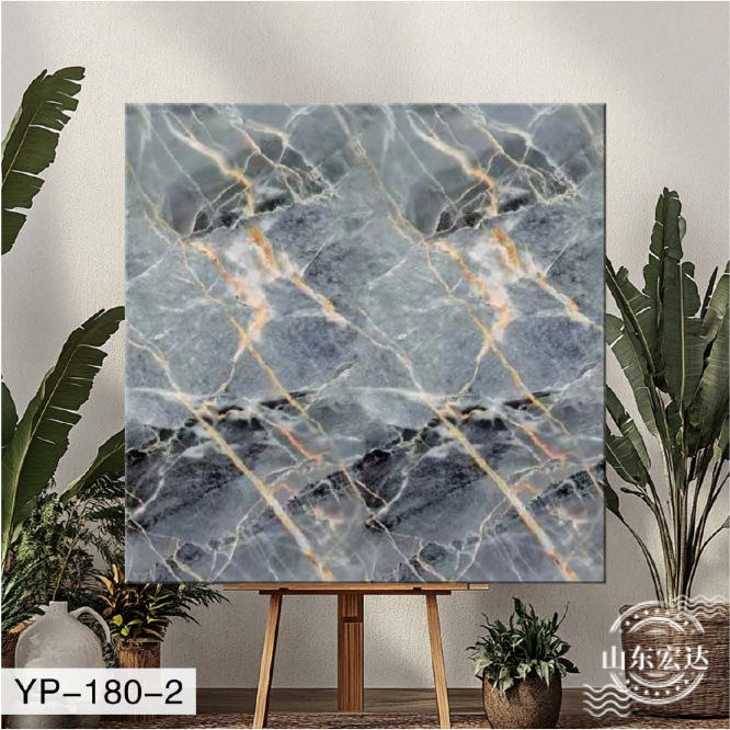 Azulejo de imitación mármol autoadhesivo adhesivo de pared sala de estar baño decoración de pared impermeable y a prueba de humedad con papel de aluminio