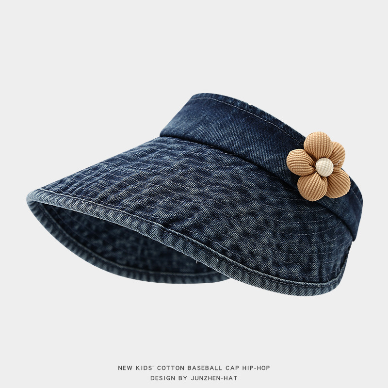 Sombreros para niños, modelos finos de verano, sombreros de copa vacíos para niñas, sombreros de protección solar para bebés, sombreros de protección solar transpirables para niños