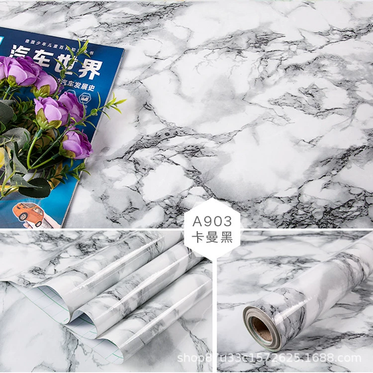 Marble patch, table sticker, self-adhesive cooker, waterproof wallpapers on wall