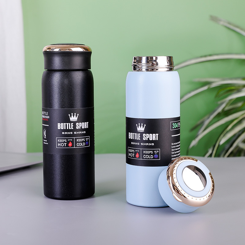 Casual Style Casual Solid Color Stainless Steel Thermos Cup