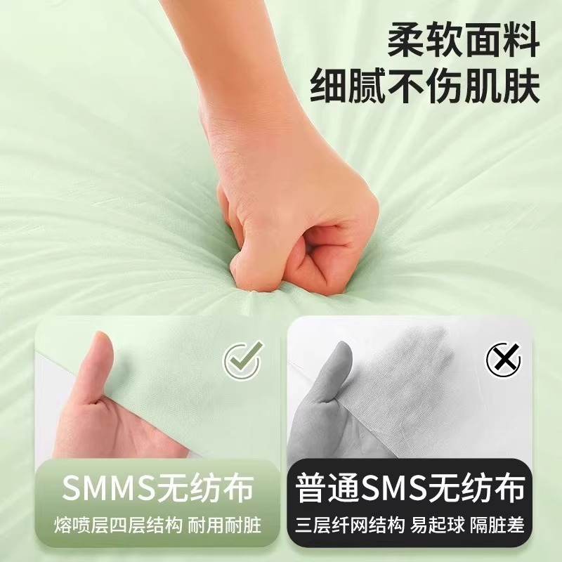 ホテルの使い捨てベッドシーツ、掛け布団カバー、枕カバー、ダブル4点セット、旅行用厚手旅行用シングル掛け布団カバー、バスタオル|undefined