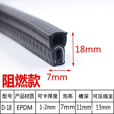 Avtomobil səs izolyasiya zolaqları – Composite Strip, Triple Composite Sealing Strip - top-foam-18-flame-retardant
