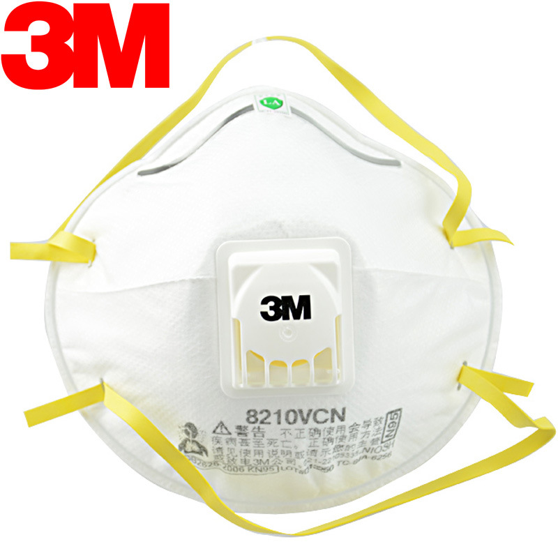 3M 8210V 带阀防颗粒物n95级透气工业劳保防护口罩