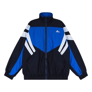 Millennium Sports Style City Boy Men and Women Couple Parisian Luxury Stitching Three Bars College Jacket Windbreaker Jacket