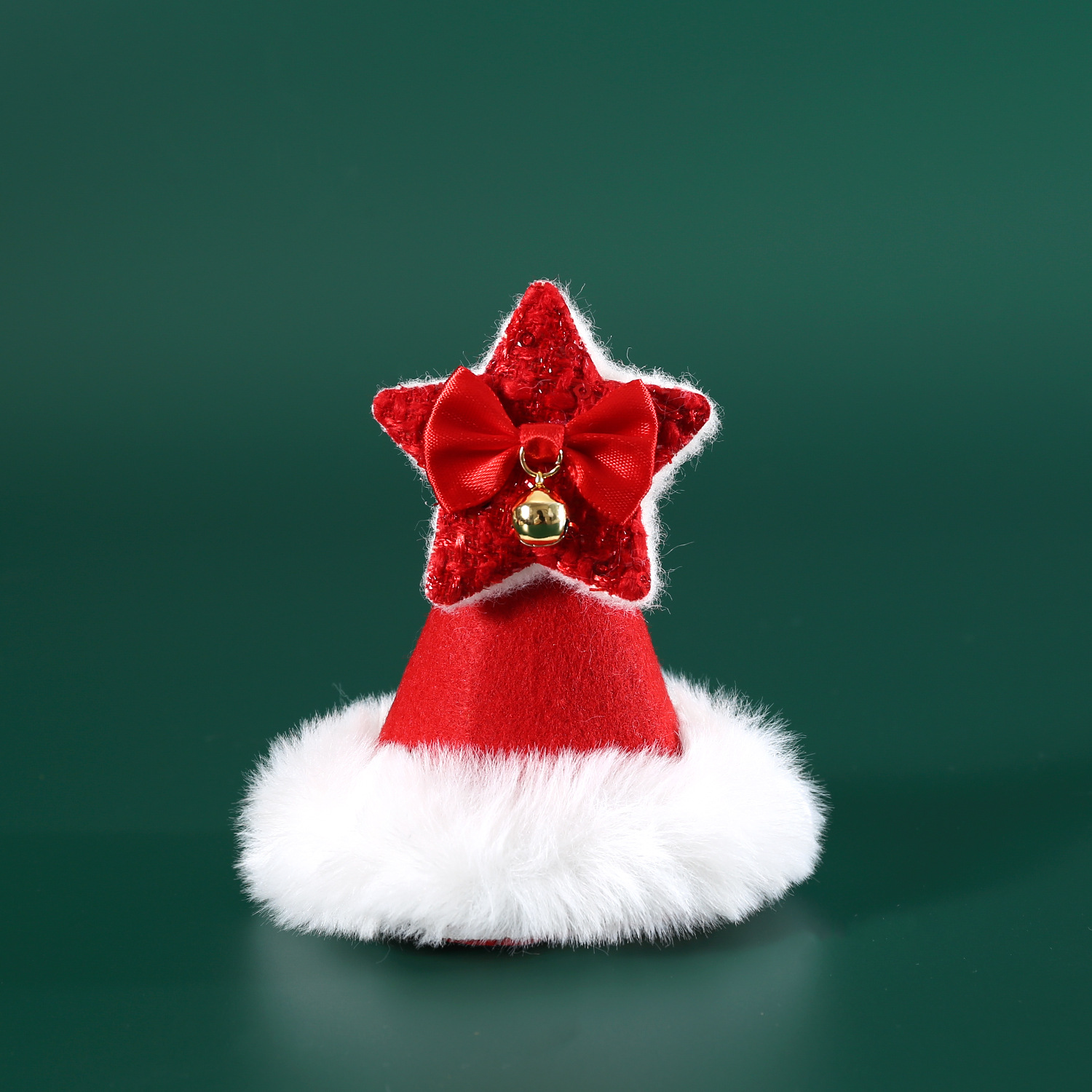 2024 Navidad roja bufandas mascotas gatos cachorros árbol de Navidad bolas de dibujos animados de punto lana bufandas set sombrero