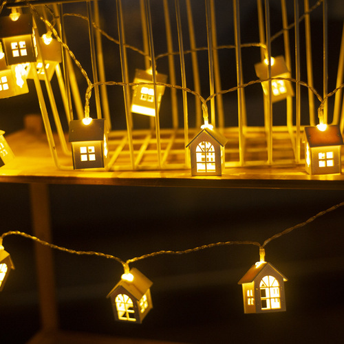 Cross-border supply of Amazon LED light strings, Christmas decorative light strings, Halloween small lanterns, flashing lights, shaped string lights