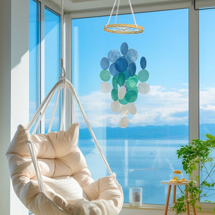 Nordic Style Creative Shell Wind Chime Girly Heart Balcony Decoration Bedroom Aerial Pendant as a Graduation Gift for Classmates