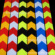 Body Reflective Tape Car Decorative Arrow Decal Warning Safety Sticker Night Reflective Sticker Modification Accessories