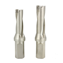 快速U钻刀杆车床用 暴力SP喷水钻4倍径40-45平底u钻 WC暴力钻头