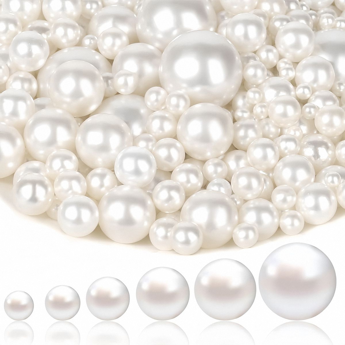 Round beads pearl handmade