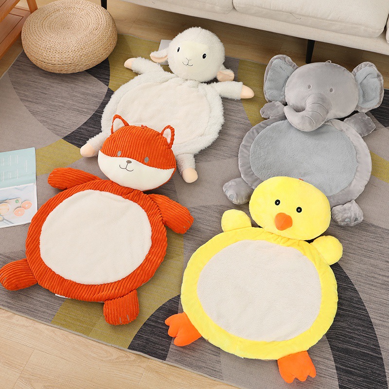 Cross-Border Children's Crawling Mat Fox Elephant Animal Baby Sleeping Mat Cushion Baby Floor Mat Bay Window Mat Carpet