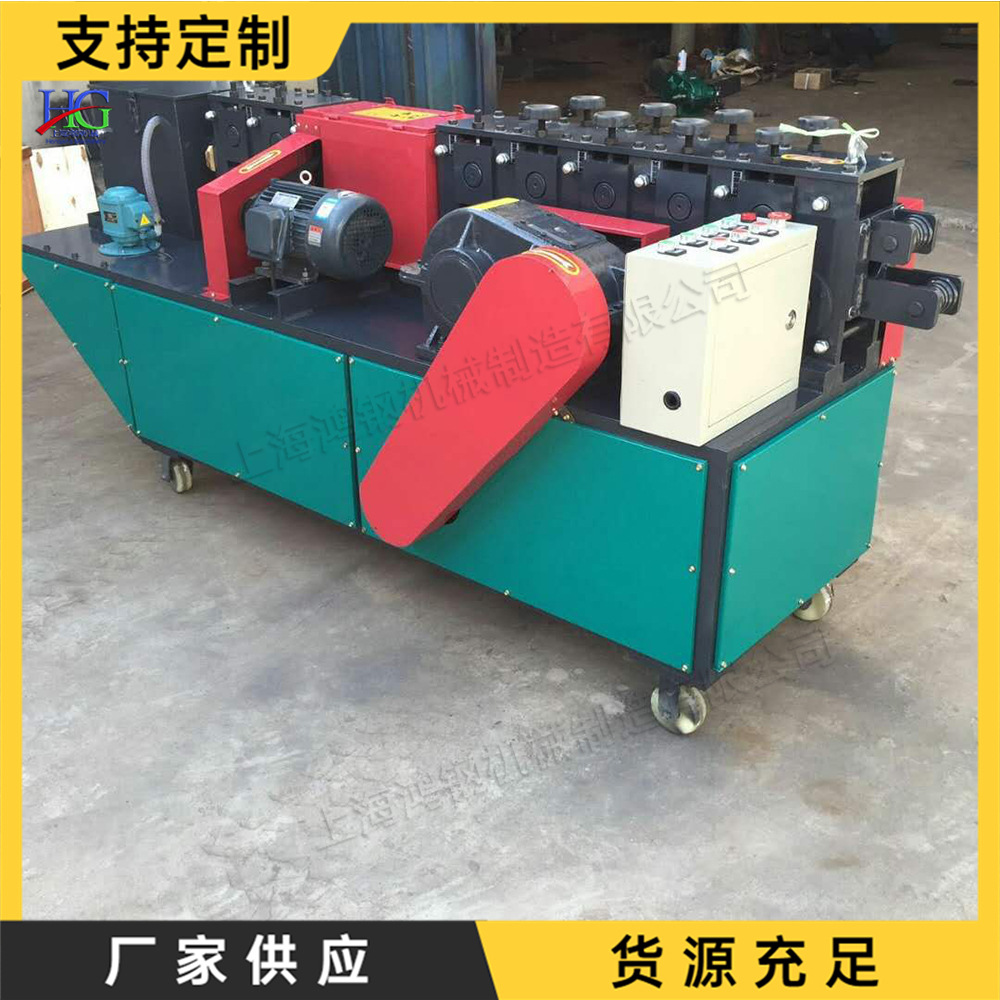 建筑工地方管弯曲管材矫直机 建筑管保养设备 小型台式方管调直机