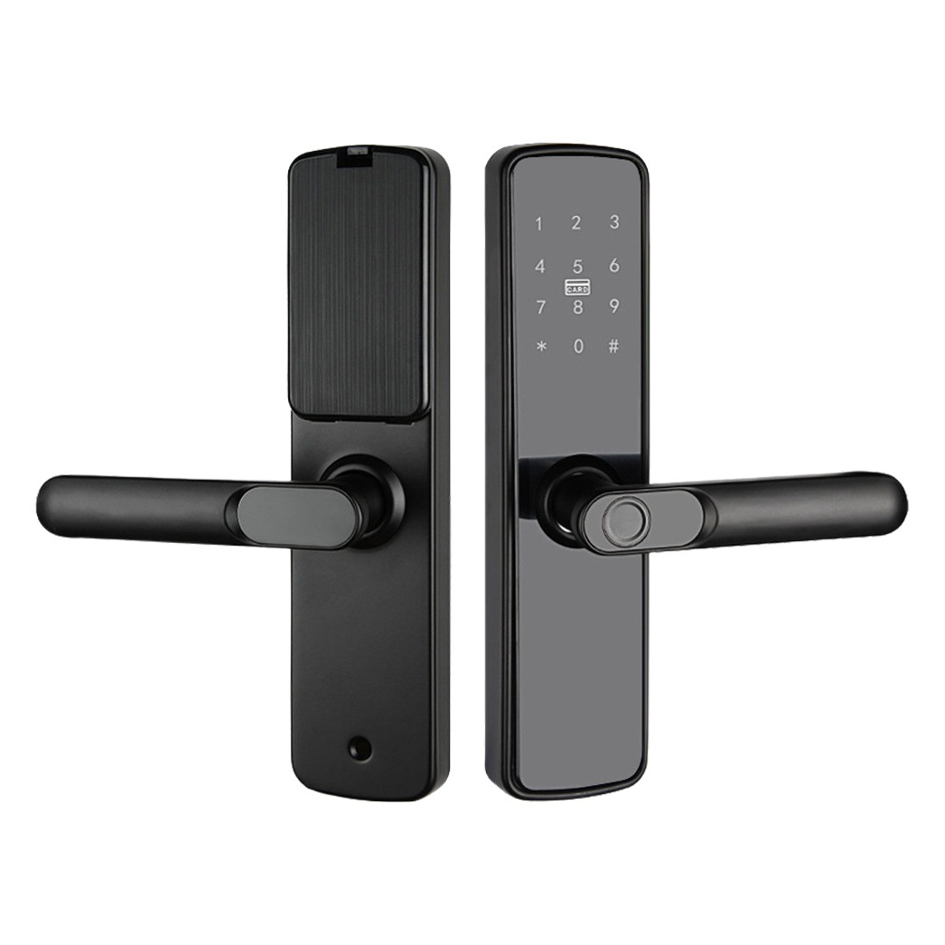 Household apartment password lock rental room management through wifi fingerprint lock remote unlocking temporary password card lock